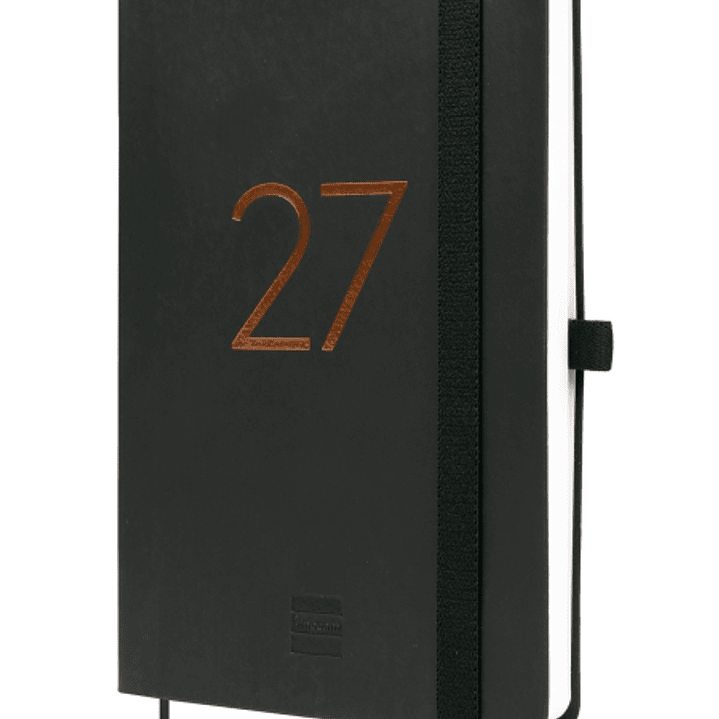 Finocam Capri Agenda de Tapa Blanda en Catalan - 16 Meses - Semana Vista Horizontal - Formato F4 - 118x168mm - Papel de 80g/m2 - Bolsillo Interior - C 1