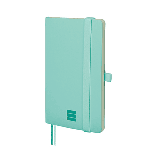 Finocam Nexo Cuaderno de Tapa Blanda - 72 Hojas - 90x150mm - Rayado Horizontal - Papel Crema de 80g/m2 - Bolsillo Interior - Portaboligrafo - Hojas Mi