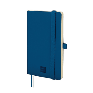 Finocam Nexo Cuaderno de Tapa Blanda - 72 Hojas - 90x150mm - Rayado Horizontal - Papel Crema de 80g/m2 - Bolsillo Interior - Portaboligrafo - Hojas Mi