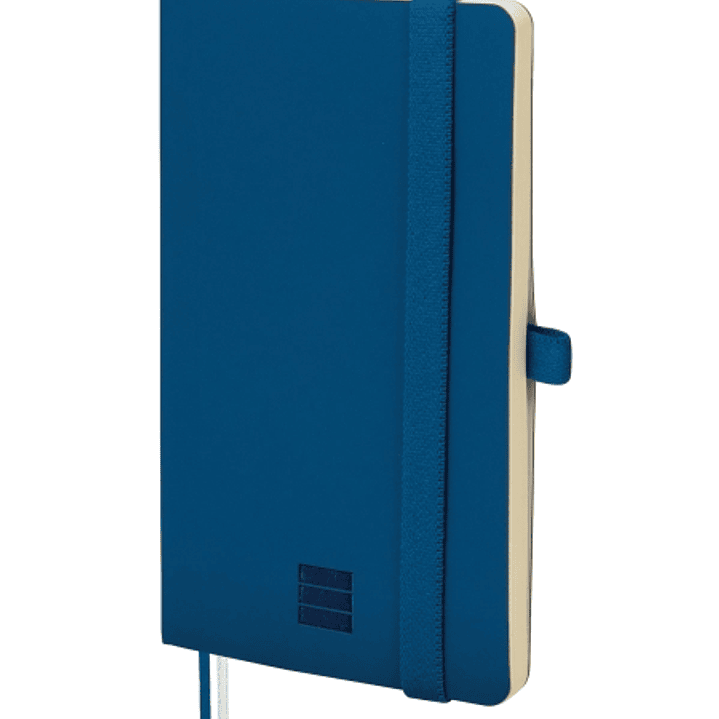 Finocam Nexo Cuaderno de Tapa Blanda - 72 Hojas - 90x150mm - Rayado Horizontal - Papel Crema de 80g/m2 - Bolsillo Interior - Portaboligrafo - Hojas Mi 1