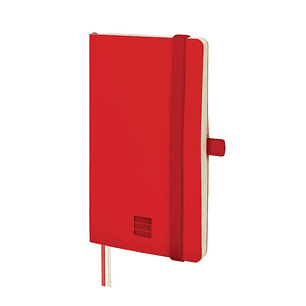 Finocam Nexo Cuaderno de Tapa Blanda - 72 Hojas - 90x150mm - Papel Crema de 80g/m2 - Bolsillo Interior - Cierre con Goma - Portaboligrafo - Hojas Micr