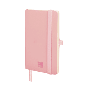 Finocam Nexo Cuaderno de Tapa Blanda - 72 Hojas - 90x150mm - Papel Crema de 80g/m2 - Liso - Bolsillo Interior - Cierre con Goma - Hojas Microperforada