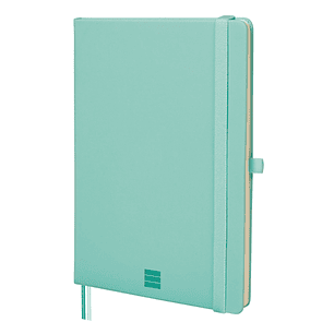 Finocam Nexo Cuaderno de Tapa Dura - 72 Hojas - Formato A5 - 148x210mm - Rayado Horizontal - Papel Crema de 80g/m2 - Bolsillo Interior - Portaboligraf