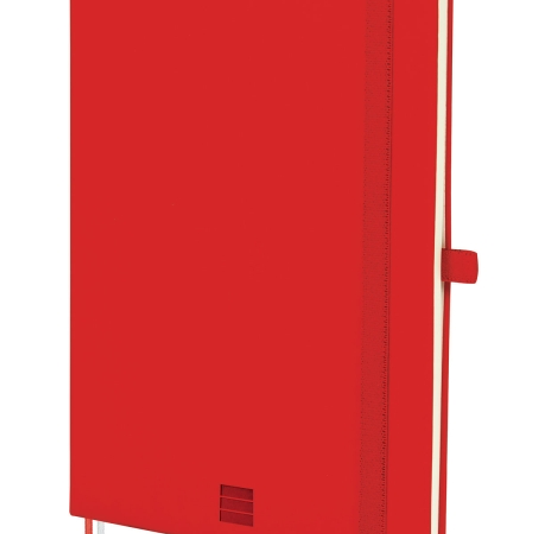 Finocam Nexo Cuaderno de Tapa Dura - 72 Hojas - Formato A5 - 148x210mm - Rayado Horizontal - Papel Crema de 80g/m2 - Bolsillo Interior - Portaboligraf 1