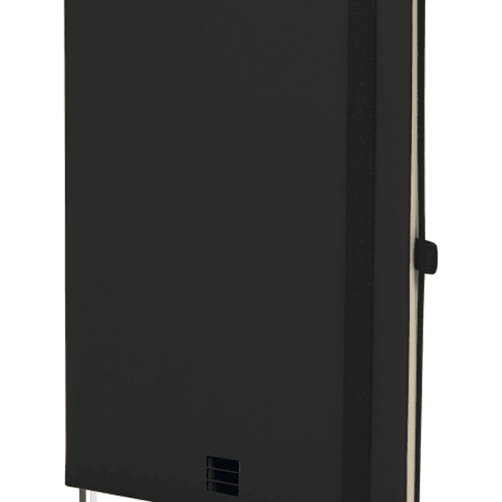 Finocam Nexo Cuaderno de Tapa Dura - 72 Hojas - Formato A5 - 148x210mm - Papel Crema de 80g/m2 - Bolsillo Interior - Cierre con Goma - Portaboligrafo  1