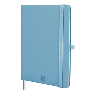 Finocam Nexo Cuaderno de Tapa Dura - 72 Hojas - Formato A5 - 148x210mm - Papel Crema de 80g/m2 - Liso - Bolsillo Interior - Cierre con Goma - Hojas Mi