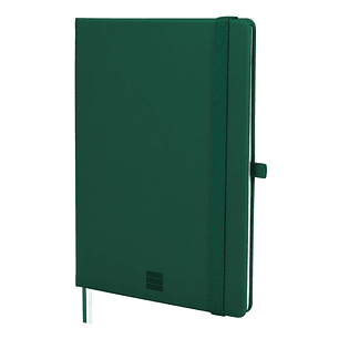 Finocam Nexo Cuaderno de Tapa Dura - 72 Hojas - Formato A5 - 148x210mm - Papel Crema de 80g/m2 - Liso - Bolsillo Interior - Cierre con Goma - Hojas Mi