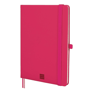 Finocam Nexo Cuaderno de Tapa Dura - 72 Hojas - Formato A5 - 148x210mm - Papel Crema de 80g/m2 - Liso - Bolsillo Interior - Cierre con Goma - Hojas Mi