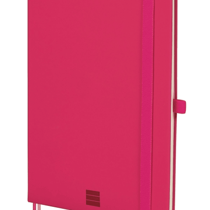 Finocam Nexo Cuaderno de Tapa Dura - 72 Hojas - Formato A5 - 148x210mm - Papel Crema de 80g/m2 - Liso - Bolsillo Interior - Cierre con Goma - Hojas Mi 1