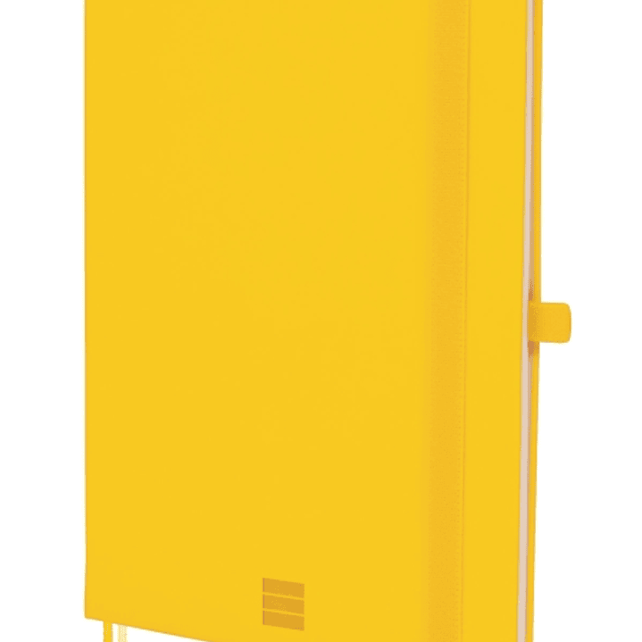 Finocam Nexo Cuaderno de Tapa Dura - 72 Hojas - Formato A5 - 148x210mm - Papel Crema de 80g/m2 - Liso - Bolsillo Interior - Cierre con Goma - Hojas Mi 1