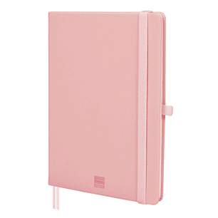 Finocam Nexo Cuaderno de Tapa Dura - 72 Hojas - Formato A5 - 148x210mm - Papel Crema de 80g/m2 - Liso - Bolsillo Interior - Cierre con Goma - Hojas Mi