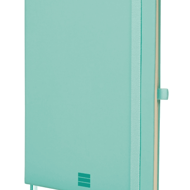 Finocam Nexo Cuaderno de Tapa Dura - 72 Hojas - Formato A5 - 148x210mm - Papel Crema de 80g/m2 - Liso - Bolsillo Interior - Cierre con Goma - Hojas Mi 1