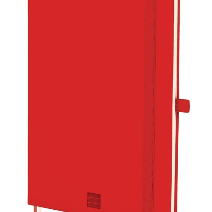 Finocam Nexo Cuaderno de Tapa Dura - 72 Hojas - Formato A5 - 148x210mm - Papel Crema de 80g/m2 - Liso - Bolsillo Interior - Cierre con Goma - Hojas Mi 1