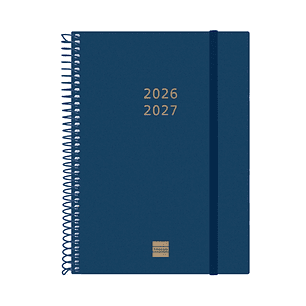 Finocam Espiral Agenda Internacional - 18 Meses - Semana Vista Horizontal - Formato E10 - 155x212mm - Tapas de Polipropileno - Papel de 80g/m2 - Esqui