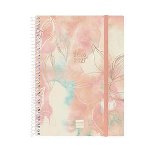 Finocam Espiral Agenda Internacional - 18 Meses - Semana Vista Horizontal - Formato E10 - 155x212mm - Tapas de Polipropileno - Papel de 80g/m2 - Esqui