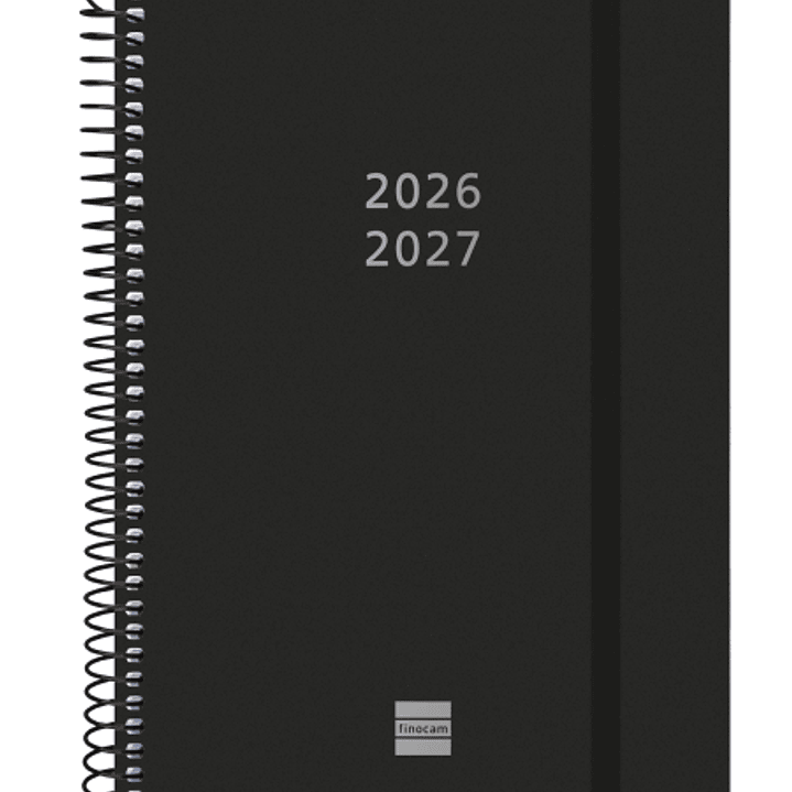 Finocam Espiral Agenda Internacional - 18 Meses - Semana Vista Horizontal - Formato E10 - 155x212mm - Tapas de Polipropileno - Papel de 80g/m2 - Esqui 1