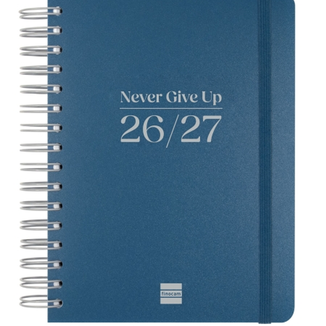 Finocam Cosmo Flex Agenda Escolar 26/27 en Catalan - 1 Dia por Pagina - Formato 4º - 155x212mm - Tapas de Polipropileno - Papel de 80g/m2 - Espiral -  1