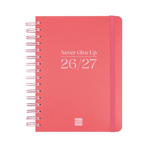 Finocam Cosmo Flex Agenda Escolar 26/27 en Catalan - 1 Dia por Pagina - Formato 4º - 155x212mm - Tapas de Polipropileno - Papel de 80g/m2 - Espiral - 