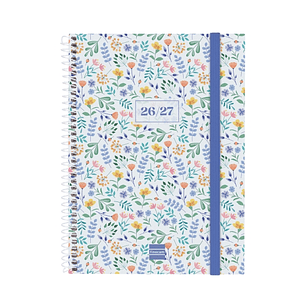 Finocam Secundaria Agenda Escolar 26/27 en Catalan - Semana Vista Horizontal - Formato 4º - 155x212mm - Tapas de Polipropileno - Papel de 80g/m2 - Esp