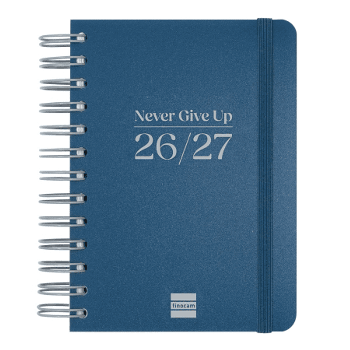 Finocam Cosmo Flex Agenda Escolar 26/27 - 1 Dia por Pagina - Formato 8º - 120x169mm - Tapas de Polipropileno - Papel de 80g/m2 - Espiral Metalica - Es 1