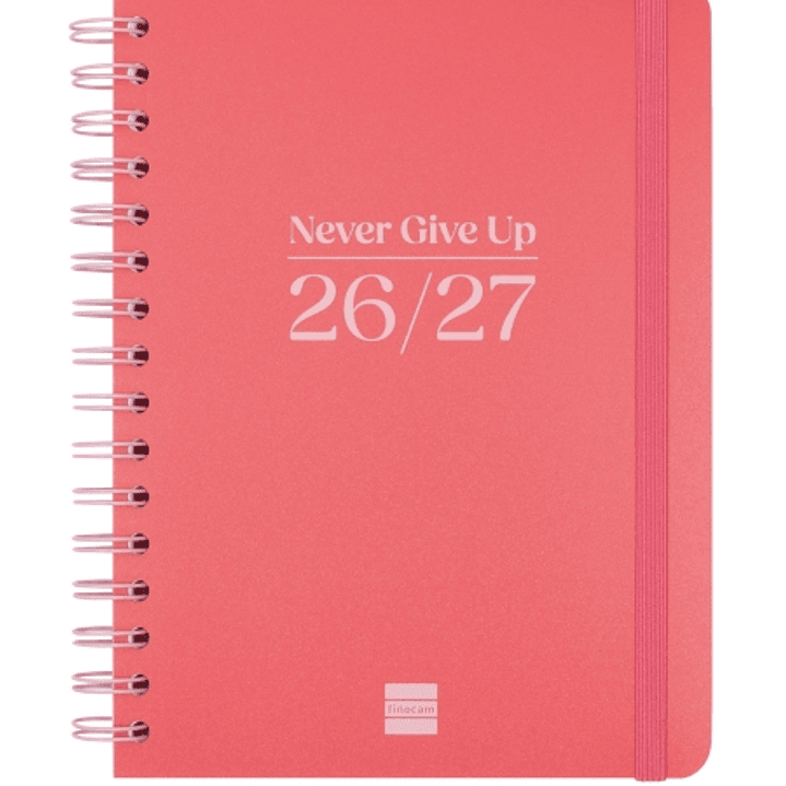 Finocam Cosmo Flex Agenda Escolar 26/27 en Catalan - Semana Vista Horizontal - Formato 4º - 155x212mm - Tapas de Polipropileno - Papel de 80g/m2 - Esp 1