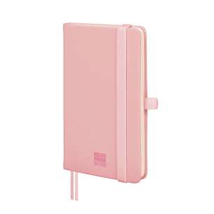 Finocam Nexo Cuaderno de Tapa Dura - 72 Hojas - 90x150mm - Rayado Horizontal - Papel Crema de 80g/m2 - Bolsillo Interior - Portaboligrafo - Hojas Micr