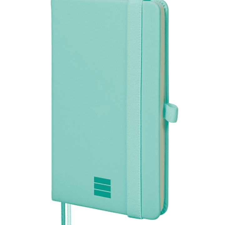 Finocam Nexo Cuaderno de Tapa Dura - 72 Hojas - 90x150mm - Rayado Horizontal - Papel Crema de 80g/m2 - Bolsillo Interior - Portaboligrafo - Hojas Micr 1