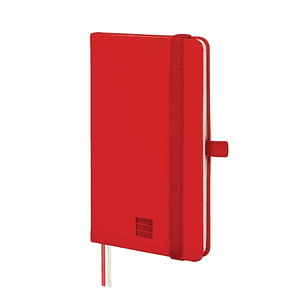 Finocam Nexo Cuaderno de Tapa Dura - 72 Hojas - 90x150mm - Rayado Horizontal - Papel Crema de 80g/m2 - Bolsillo Interior - Portaboligrafo - Hojas Micr