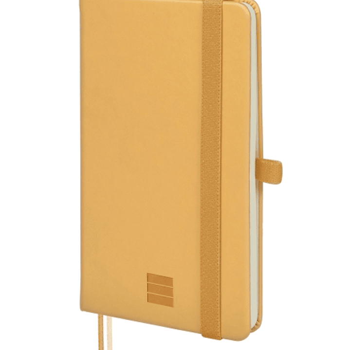 Finocam Nexo Cuaderno de Tapa Dura - 72 Hojas - 90x150mm - Papel Crema de 80g/m2 - Bolsillo Interior - Cierre con Goma - Portaboligrafo - Hojas Microp 1