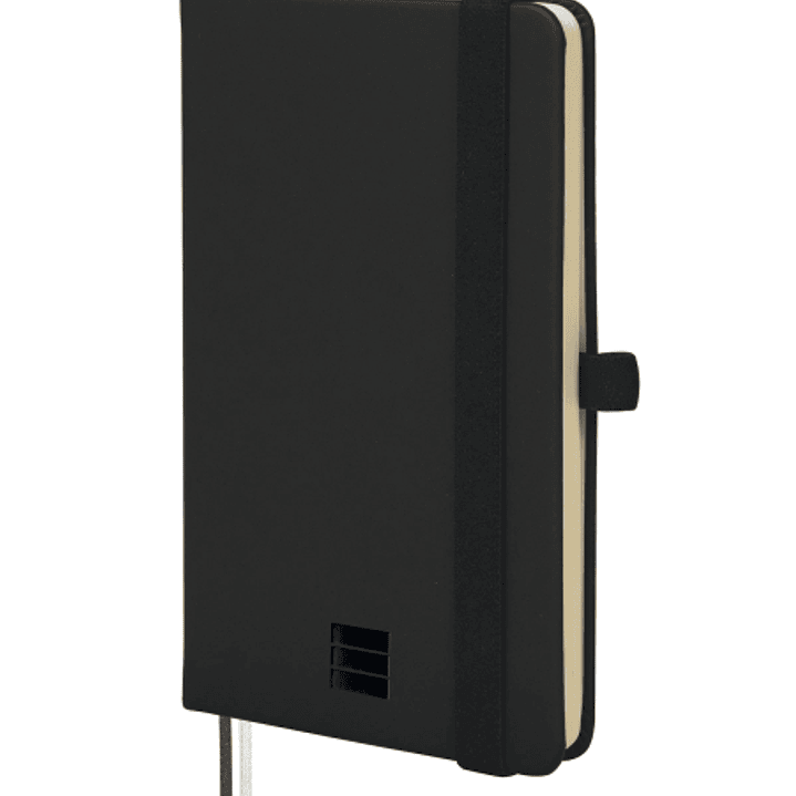 Finocam Nexo Cuaderno de Tapa Dura - 72 Hojas - 90x150mm - Papel Crema de 80g/m2 - Bolsillo Interior - Cierre con Goma - Portaboligrafo - Hojas Microp 1