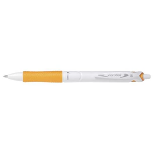 Pilot Boligrafo de Bola Retractil Acroball PureWhite - Recargable - Fabricado con Plastico Reciclado - Punta Redonda 1mm - Trazo 0.28mm - Grip Ergonom