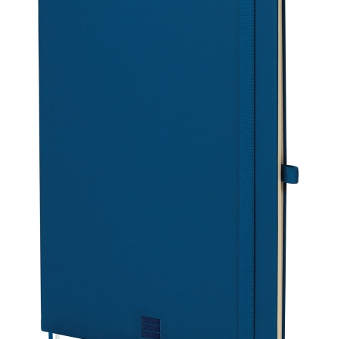 Finocam Nexo Cuaderno de Tapa Dura - 72 Hojas - Formato B5 - 176x250mm - Rayado Horizontal - Papel Crema de 80g/m2 - Bolsillo Interior - Portaboligraf 1