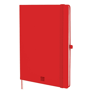 Finocam Nexo Cuaderno de Tapa Dura - 72 Hojas - Formato B5 - 176x250mm - Papel Crema de 80g/m2 - Liso - Bolsillo Interior - Cierre con Goma - Hojas Mi