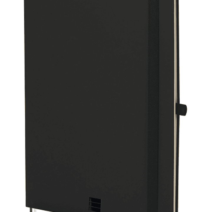 Finocam Nexo Cuaderno de Tapa Dura - 72 Hojas - Formato B5 - 176x250mm - Papel Crema de 80g/m2 - Liso - Bolsillo Interior - Cierre con Goma - Hojas Mi 1