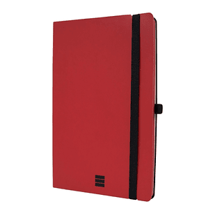 Finocam Modern Cuaderno de Tapa Ligera - 72 Hojas - Formato A5 - 148x210mm - Papel Crema de 80g/m2 - Bolsillo Interior - Cierre con Goma - Hojas Micro