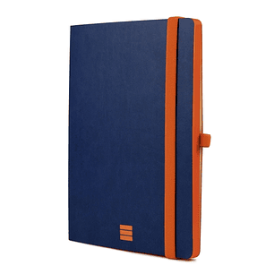 Finocam Modern Cuaderno de Tapa Ligera - 72 Hojas - Formato A5 - 148x210mm - Papel Crema de 80g/m2 - Liso - Bolsillo Interior - Cierre con Goma - Hoja