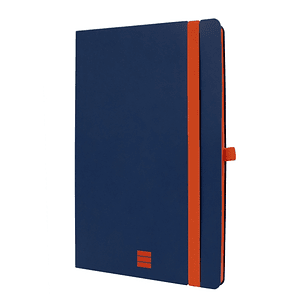 Finocam Modern Cuaderno de Tapa Ligera - 72 Hojas - Formato A5 - 148x210mm - Papel Crema de 80g/m2 - Bolsillo Interior - Cierre con Goma - Hojas Micro