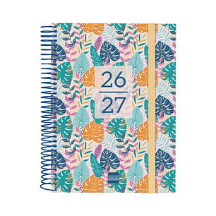 Finocam Secundaria Agenda Escolar 26/27 en Catalan - 1 Dia por Pagina - Formato 4º - 155x212mm - Tapas de Polipropileno - Papel de 80g/m2 - Espiral - 