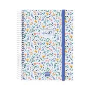 Finocam Secundaria Agenda Escolar 26/27 en Catalan - 1 Dia por Pagina - Formato 4º - 155x212mm - Tapas de Polipropileno - Papel de 80g/m2 - Espiral - 