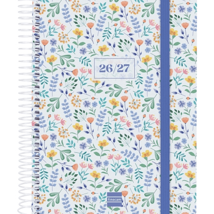 Finocam Secundaria Agenda Escolar 26/27 en Catalan - 1 Dia por Pagina - Formato 4º - 155x212mm - Tapas de Polipropileno - Papel de 80g/m2 - Espiral -  1