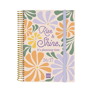 Finocam Secundaria Agenda Escolar 26/27 en Catalan - 1 Dia por Pagina - Formato 4º - 155x212mm - Tapas de Polipropileno - Papel de 80g/m2 - Espiral - 