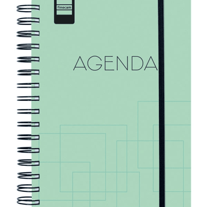 Finocam Institut Agenda Escolar 26/27 - Semana Vista Vertical - Formato 4º - 155x215mm - Tapas de Polipropileno - Papel de 90g/m2 - Espiral Metalica - 1