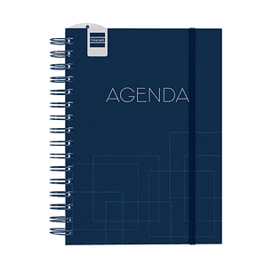 Finocam Institut Agenda Escolar 26/27 - Semana Vista Vertical - Formato 4º - 155x215mm - Tapas de Polipropileno - Papel de 90g/m2 - Espiral Metalica -