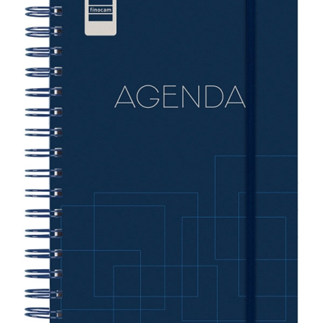 Finocam Institut Agenda Escolar 26/27 - Semana Vista Vertical - Formato 4º - 155x215mm - Tapas de Polipropileno - Papel de 90g/m2 - Espiral Metalica - 1