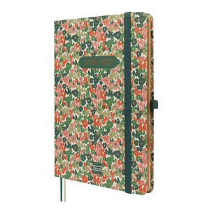 Finocam Minimal Agenda de Tapa Dura Internacional - 18 Meses - Semana Vista Horizontal - Formato M5 - 140x190mm - Papel Crema de 80g/m2 - Bolsillo Int