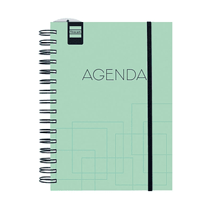 Finocam Institut Agenda Escolar 26/27 en Catalan - Semana Vista Vertical - Formato 4º - 155x215mm - Tapas de Polipropileno - Papel de 90g/m2 - Espiral