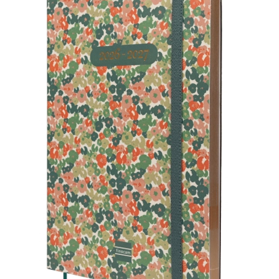 Finocam Mara Agenda de Tapa Flexible Internacional - 18 Meses - Semana Vista Vertical - Formato Y10 - 140x204mm - Papel de 80g/m2 - Esquinas Microperf 1