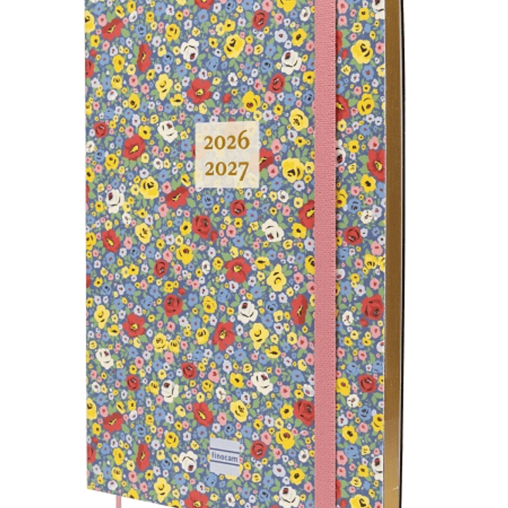 Finocam Mara Agenda de Tapa Flexible Internacional - 18 Meses - Semana Vista Vertical - Formato Y10 - 140x204mm - Papel de 80g/m2 - Esquinas Microperf 1