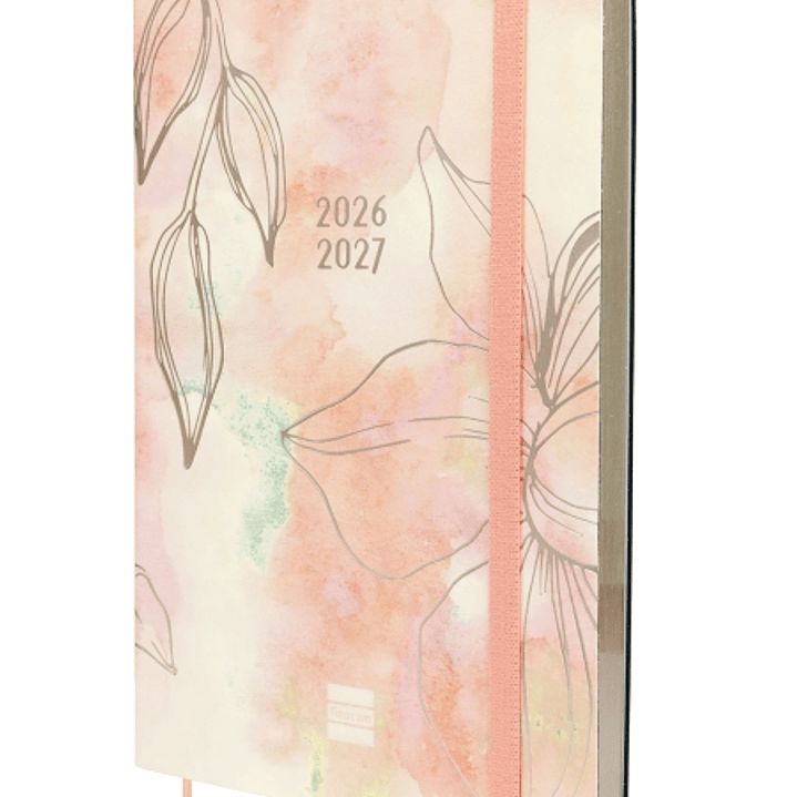 Finocam Mara Agenda de Tapa Flexible Internacional - 18 Meses - Semana Vista Vertical - Formato Y10 - 140x204mm - Papel de 80g/m2 - Esquinas Microperf 1