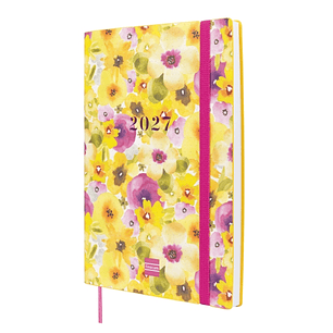 Finocam Dotted Agenda de Tapa Flexible Internacional - 16 Meses - Semana Vista Horizontal - Formato Y10 - 140x204mm - Papel de 80g/m2 - Esquinas Micro